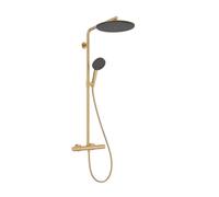 hansgrohe Raindance Alive S PURO système de douche 300 1jet avec élément Ecostat, 24592140, Couleur: Bronze brossé