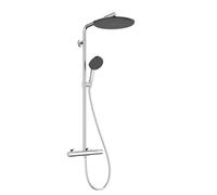 Hansgrohe Système de douche mural Raindance Alive S Puro 24592000 – 1 jet, élément Ecostat, chromé