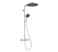 Hansgrohe Raindance Alive S Puro - Set de douche avec thermostat, diamètre 30 cm, 3 jets, EcoSmart+, chrome 24594000