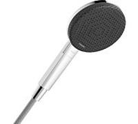 hansgrohe Raindance Alive Select S 24512000 pommeau de douche à économie d'eau+, 125 mm, 3 modes de pulvérisation, chromé