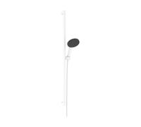 hansgrohe Raindance Alive Select S set de douche 125 3-jet EcoSmart avec barre de douche Unica E PURO 90cm et supports de douche Easy Slide, 24601700, Couleur: Blanc mat