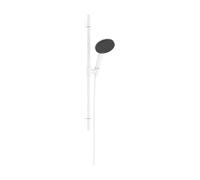 hansgrohe Raindance Alive Select S Set de support de douche 125, 3-jet EcoSmart avec barre de douche Unica S PURO 65cm, 24602700, Couleur: Blanc mat