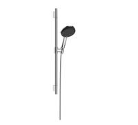 Hansgrohe Raindance Alive Select S - Set pomme de douche, barre et flexible, 3 jets, EcoSmart, chrome 24602000