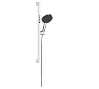 Hansgrohe Raindance Alive Select S - Set pomme de douche, barre et flexible, 3 jets, EcoSmart, chrome 24600000