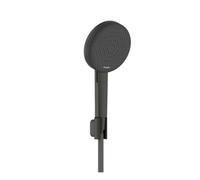 Hansgrohe Raindance Alive Select S - Set pomme de douche, support et flexible, 3 jets, EcoSmart, chrome noir brossé 24611340