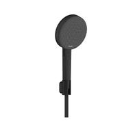 Hansgrohe Raindance Alive Select S - Set pomme de douche, support et flexible, 3 jets, EcoSmart, noir mat 24611670