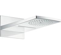 Hansgrohe Raindance douche à effet de pluie 44.5x21.4 cm rectangulaire chrome-blanc 28433400