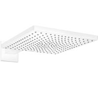 Hansgrohe Raindance douche à effet de pluie avec bras 30x30 cm carrée blanc 26238700