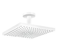 Hansgrohe Raindance douche à effet de pluie avec bras 30x30 cm carrée blanc 26250700