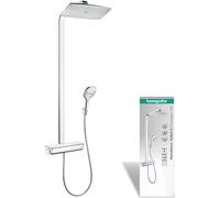 Hansgrohe Ensemble de douche mural Raindance Select E360 – 1 jet, thermostatique, chromé 27112000