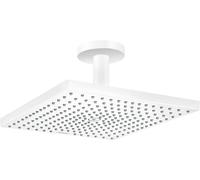 hansgrohe Raindance E Douche de tête 300, 1jet EcoSmart 9 l/min, avec raccordement au plafond, 26251700, Couleur: Blanc mat