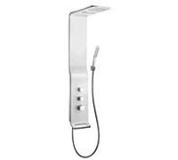 hansgrohe Raindance lift shower panel 27008000 satin- chromé / chromé , apparent, douchette tube