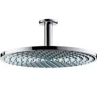 hansgrohe Raindance S douche de tête 300 1 jet avec raccord au plafond, chromé, 27494000