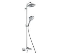 Hansgrohe Raindance S - Set de douche Showerpipe 240 avec thermostat, EcoSmart 9 l/min, chrome 27116000