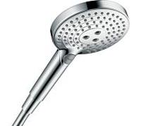 Hansgrohe Pommeau de douche Raindance Select S 120 – 3 jets, EcoSmart 8,5 l/min – Chrome 26531000
