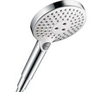 hansgrohe Raindance Select Douchette 26531400 S 120 3jet, blanc / chrome, DN 15, EcoSmart, Ø120mm