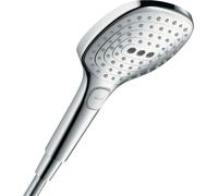 Hansgrohe Pommeau de douche Raindance Select E 120 mm, 3 jets, EcoSmart+, 6 l/min, chromé 28729000