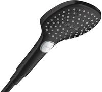 Pommeau de douche hansgrohe Raindance Select E 28729670 Pommeau de douche taille 120 mm, 3 jets, EcoSmart+, 6 l/min, noir mat
