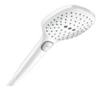 Hansgrohe Raindance Select E - Pommeau de douche, 3 jets, EcoSmart, blanc mat 28728700