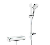 Hansgrohe Raindance Select E - Set de douche 120 avec thermostat Ecostat Select, 3 jets, chrome 27038000