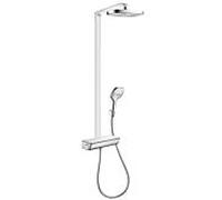 hansgrohe Raindance Select E Showerpipe 27283000 9 l/min, 2jets, avec étagère, chromé