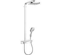 Hansgrohe Ensemble de douche mural Raindance Select E 300 2 jets avec thermostat chrome 27126000