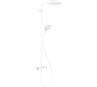 hansgrohe Raindance Select S 240 2000 type de jet PowderRain avec thermostat, 27633700, Blanc Mat
