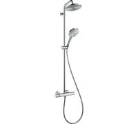 hansgrohe Raindance Select S 240 Tube de douche 1 jet, avec thermostat de bain, chromé, 27117000