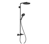 Hansgrohe - Raindance Select S Colonne de douche 240 1jet PowderRain avec mitigeur thermostatique noir mat (27633670)
