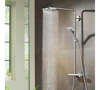 Hansgrohe Ensemble de douche mural Raindance Select S240 Thermostat PowderRain 1jet Chromé 27633000