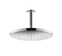 Hansgrohe Pomme de douche Raindance Select S 300 30x30 cm 2 jets chrome raccord plafond 27337000