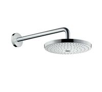 Hansgrohe Raindance Select S - Douche de tête 240, 2 jets, bras de douche 39 cm, blanc/chrome 26466400