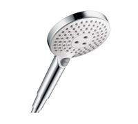 hansgrohe Raindance Select Douchette 26531400 S 120 3jet, blanc / chrome, DN 15, EcoSmart, Ø120mm