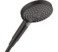 hansgrohe Raindance Select S Douchette à main 120 3 jet PowderRain, 26014670, Couleur: noir mat