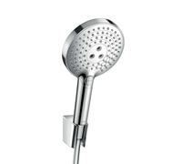 Hansgrohe Raindance Select S - Ensemble de pommeau de douche 120, 3 jets, support et flexible, chrome 26701000