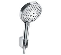 hansgrohe Raindance Select S Ensemble support mural et douchette 120 3 jet PowderRain avec flexible de douche 125 cm, chromé, 27669000