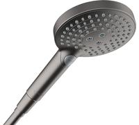 Hansgrohe Douchette à main Raindance Select S 120 EcoSmart – Ø125mm, 3 jets, 8,3 l/min, noir brossé