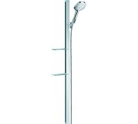 hansgrohe Raindance Select S Set de douche 120, 3jet, avec barre de douche 1500mm, avec tablettes, chrome, 27646000