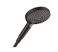 Hansgrohe Pommeau de douche Raindance Select S 120 – 3 jets PowderRain – Noir mat 26014670