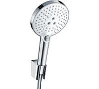 Hansgrohe Ensemble de douche mural Raindance Select S120 3 jets 160 cm Chrome/Blanc 26721400