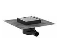 hansgrohe RainDrain bonde de consigne complète 56249800 150 x 150 mm, finition inox