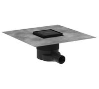 hansgrohe RainDrain vidange complète du point de consigne 56250670 100 x 100 mm, noir mat