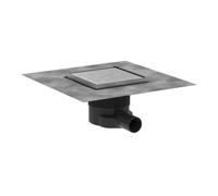 Hansgrohe Drain de douche RainDrain Brilliance 56251800 150 x 150 mm Acier inoxydable brossé