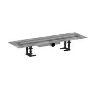 Hansgrohe RainDrain Compact - Caniveau de douche 60 cm, avec grille, acier inoxydable brossé 56162800