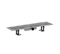 Hansgrohe RainDrain Compact - Caniveau de douche 70 cm, avec grille, acier inoxydable brossé 56176800