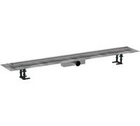 hansgrohe RainDrain Compact - Caniveau de douche linéaire 1200 mm à carreler, Siphon de sol pour une installation standard, avec hauteur d'encastrement 63 mm, 56185000