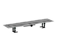 hansgrohe RainDrain Compact ensemble complet caniveau de douche 56166800 pour plat Plomberie , 800 mm, acier inoxydable brossé