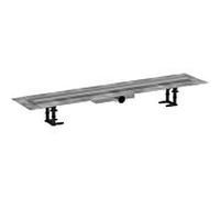 hansgrohe RainDrain Compact ensemble complet caniveau de douche 56168800 pour plat Plomberie , 900 mm, acier inoxydable brossé