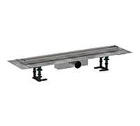 hansgrohe RainDrain Compact kit complet caniveau de douche 56177000 pour installation standard, à carreler, 700 mm, chromé