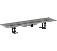 hansgrohe RainDrain Compact kit complet caniveau de douche 56165000 pour plat Plomberie , à carreler, 700 mm, chromé